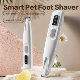 2025 New Pet Paw Trimmer 1Pack,Rechargeable Quiet Hair Trimmer For Pets,Professional Pet Grooming Kit - Cordless Waterproof  Clippers With LED For Pre