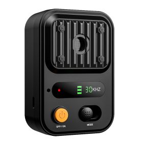 Ultrasonic Anti-Barking Device Rechargeable Auto Dog Bark Control Deterrent Box Training Device IPX4 Waterproof with 3 Frequency Max 32.8Feet Sensing (Option: black)